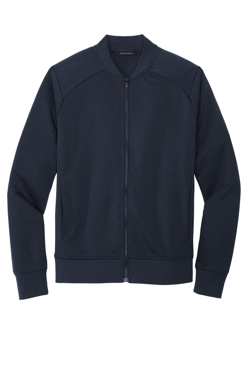 Mercer+Mettle Double-Knit Bomber - Night Navy