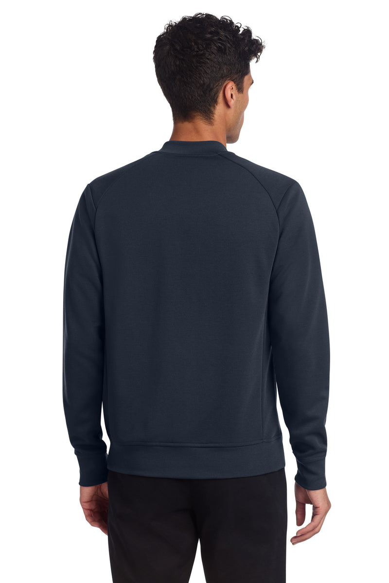 Mercer+Mettle Double-Knit Bomber - Night Navy