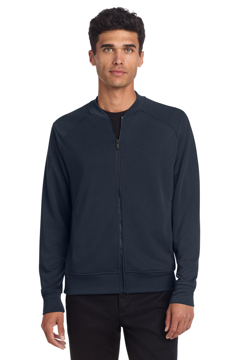 Mercer+Mettle Double-Knit Bomber - Night Navy