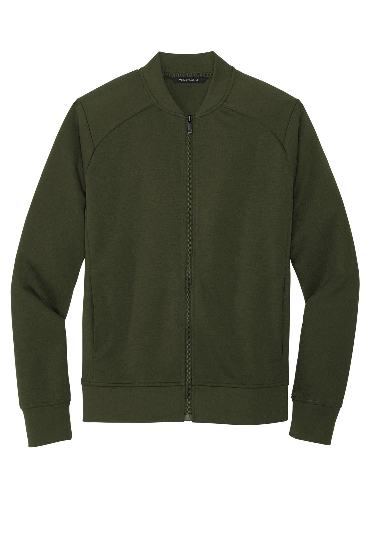 Mercer+Mettle Double-Knit Bomber - Townsend Green