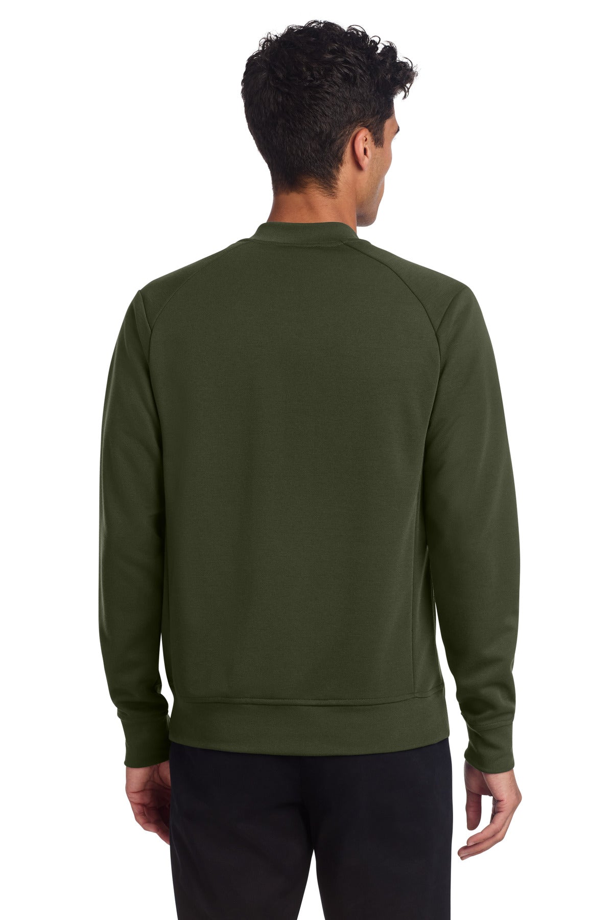 Mercer+Mettle Double-Knit Bomber - Townsend Green