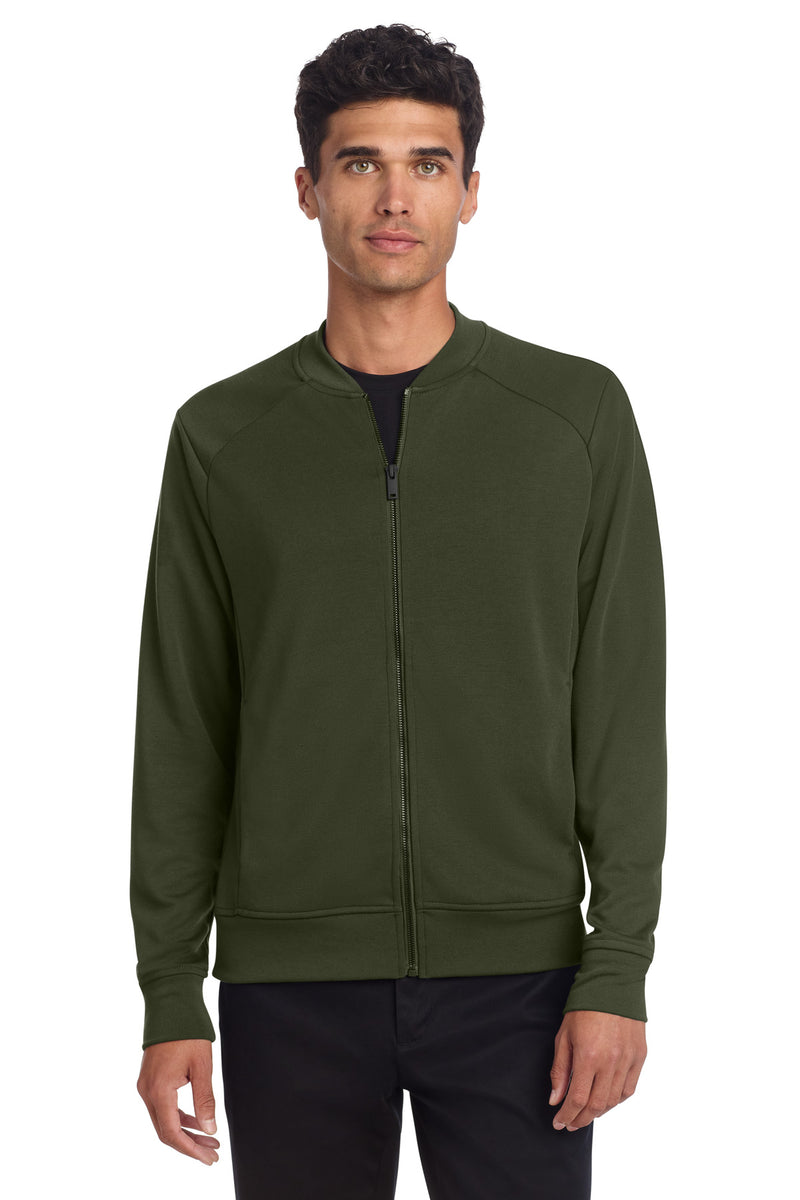 Mercer+Mettle Double-Knit Bomber - Townsend Green