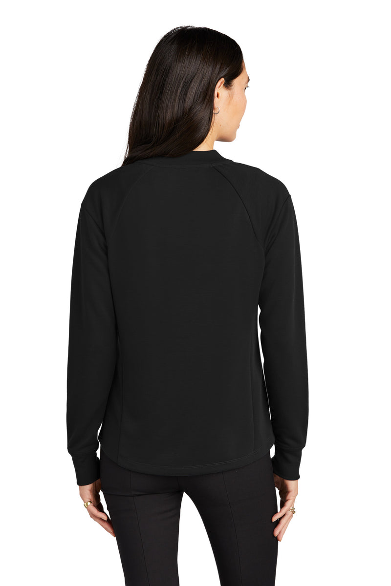 Mercer+Mettle Women's Double-Knit Bomber - Deep Black