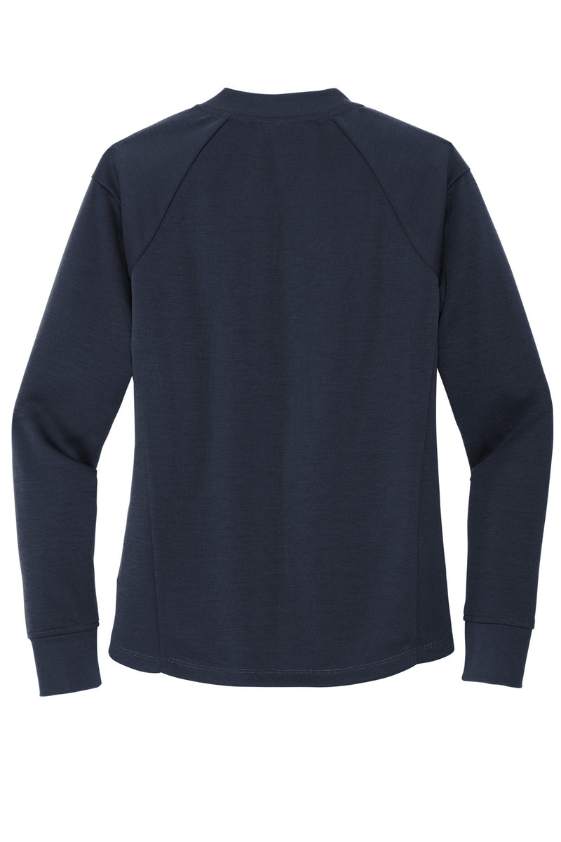 Mercer+Mettle Women's Double-Knit Bomber - Night Navy