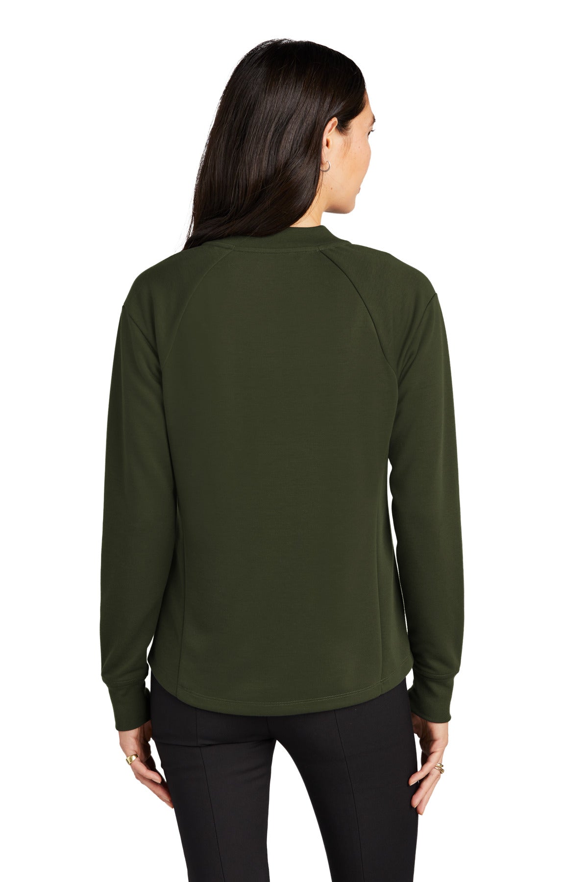 Mercer+Mettle Women's Double-Knit Bomber - Townsend Green