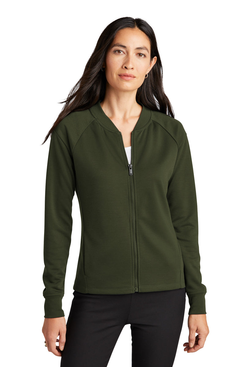Mercer+Mettle Women's Double-Knit Bomber - Townsend Green