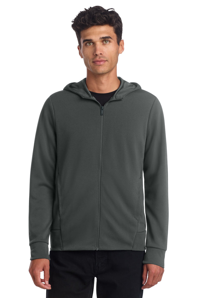 Mercer+Mettle Double-Knit Full-Zip Hoodie - Anchor Grey