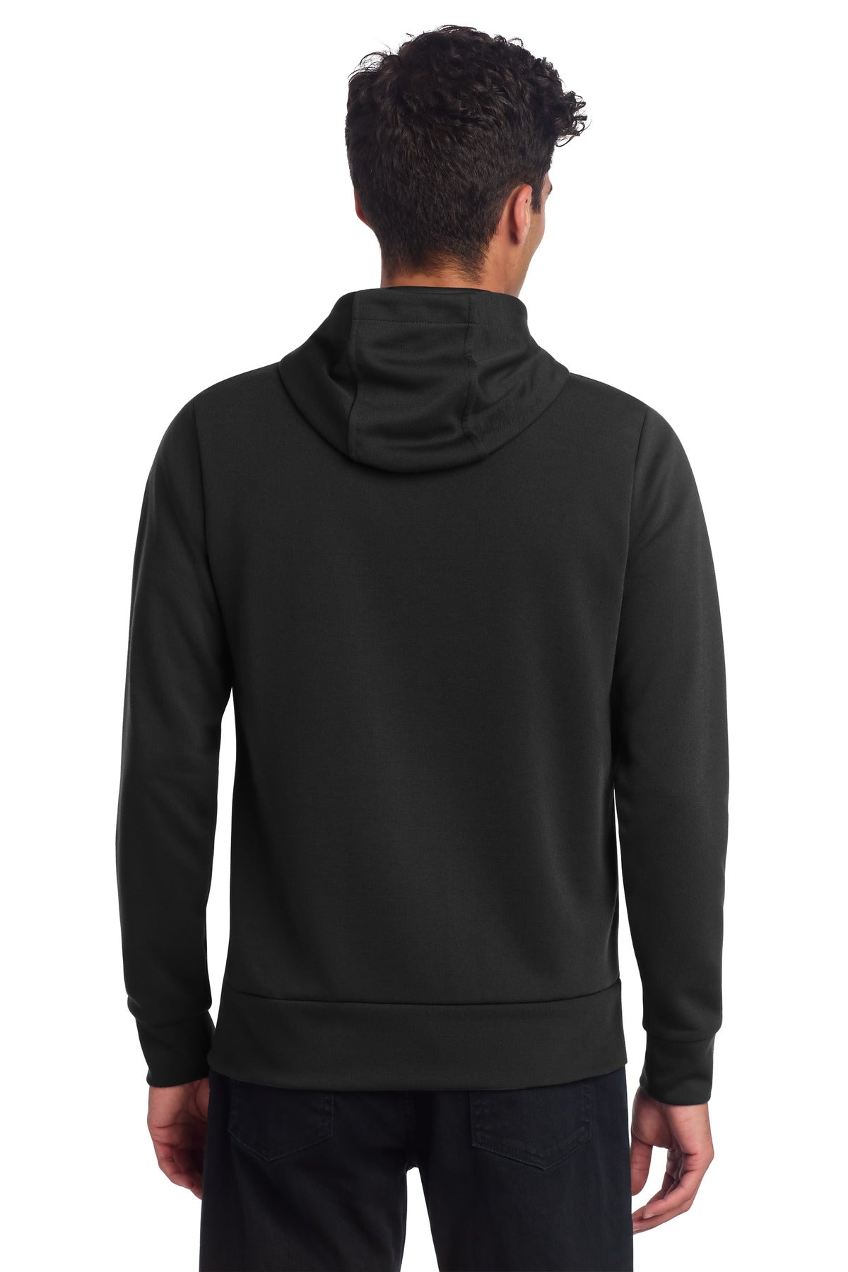 Mercer+Mettle Double-Knit Full-Zip Hoodie - Deep Black