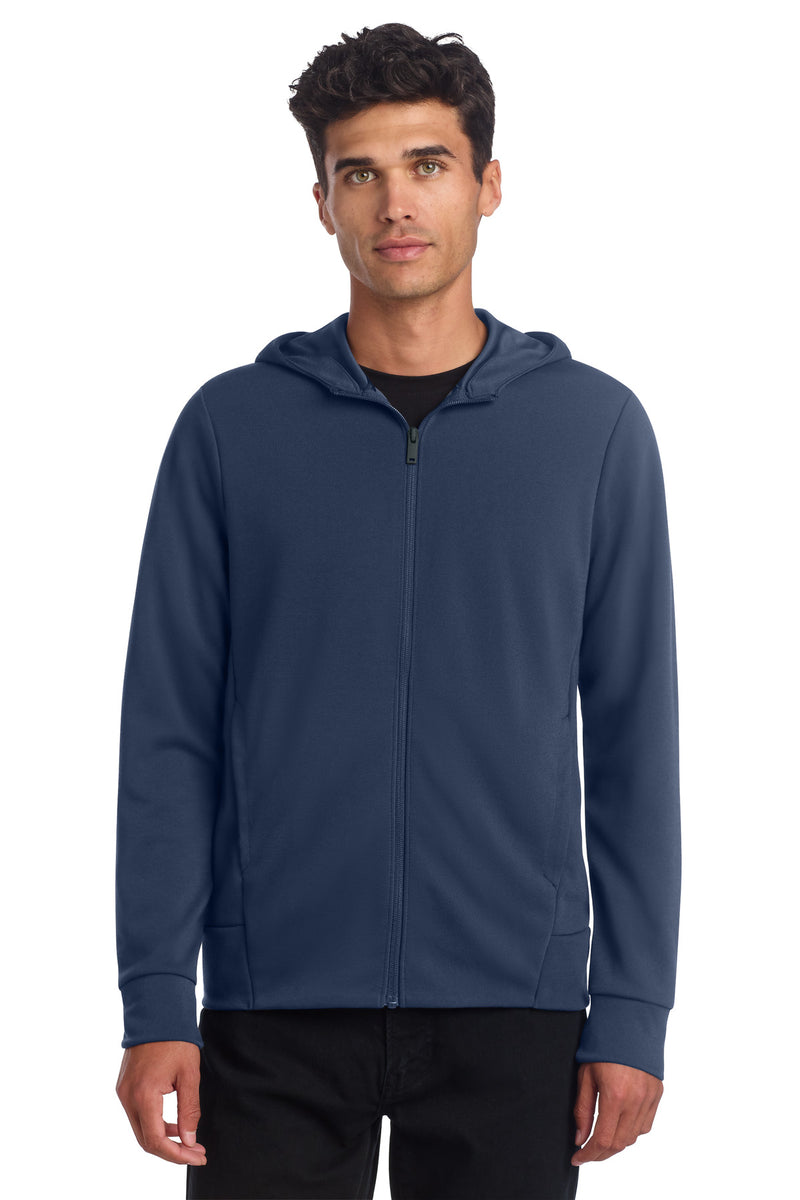 Mercer+Mettle Double-Knit Full-Zip Hoodie - Insignia Blue