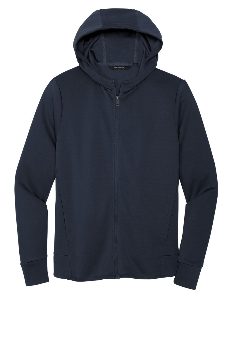 Mercer+Mettle Double-Knit Full-Zip Hoodie - Night Navy
