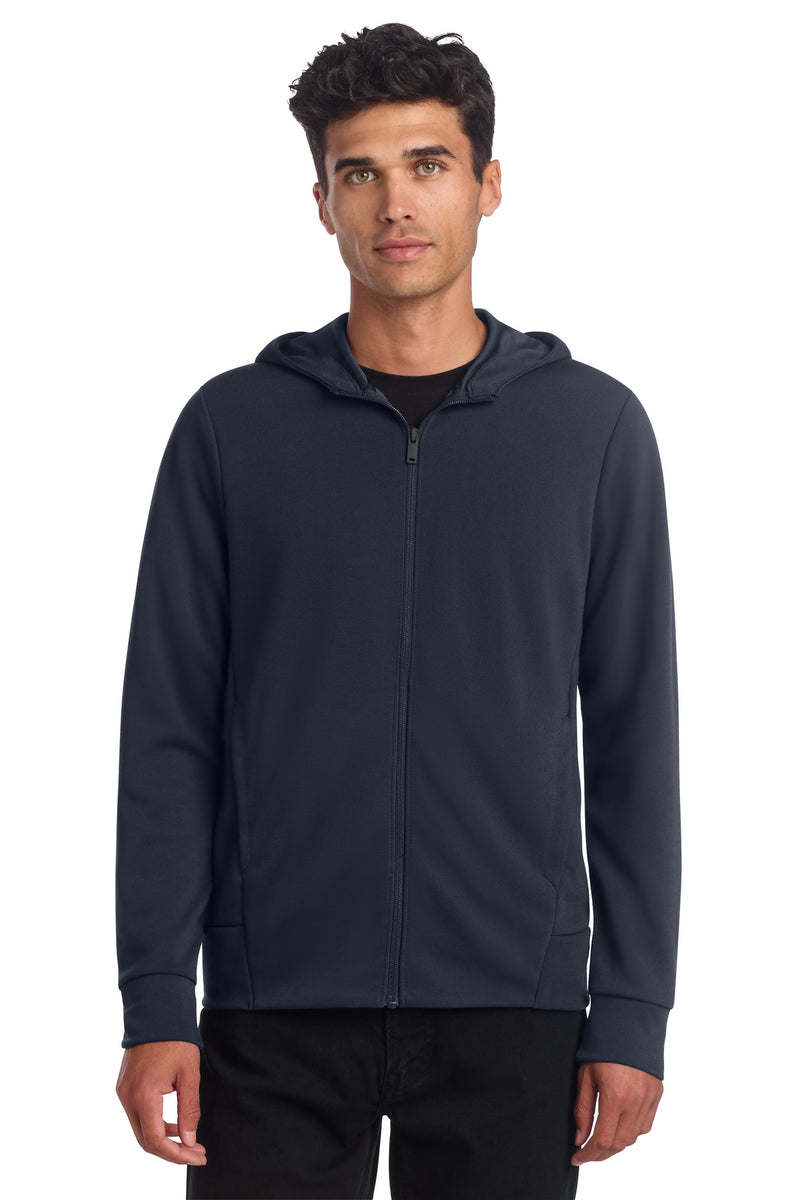 Mercer+Mettle Double-Knit Full-Zip Hoodie - Night Navy