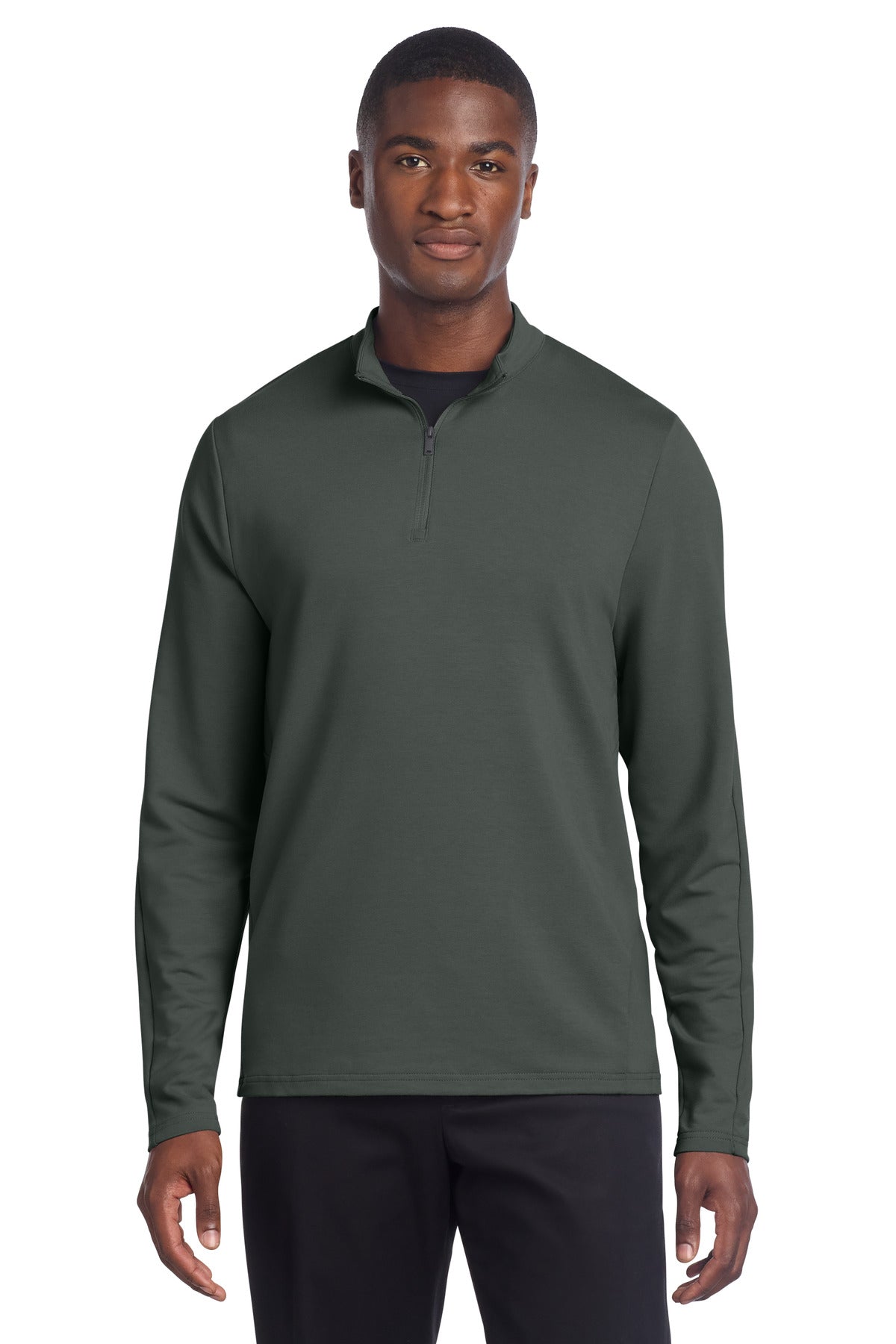 Mercer+Mettle Stretch 1/4-Zip Pullover - Anchor Grey