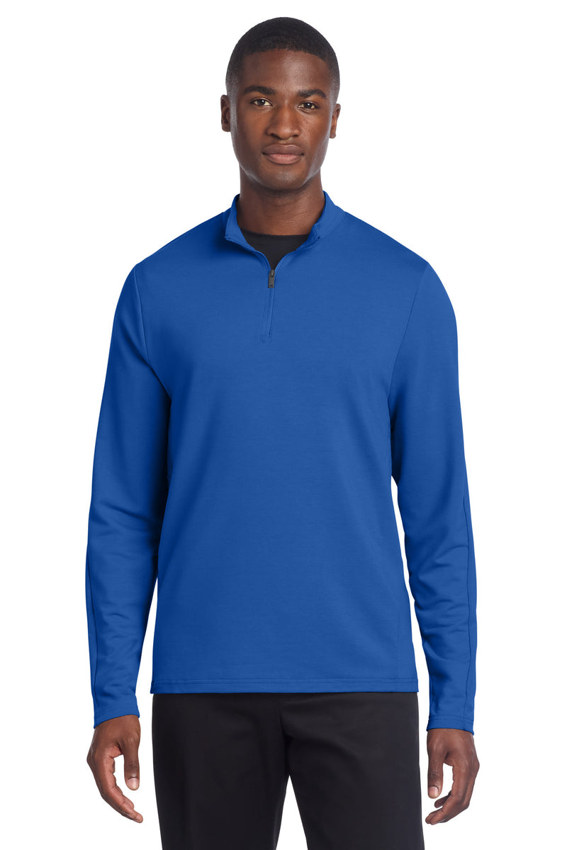 Mercer+Mettle Stretch 1/4-Zip Pullover - Blue Note