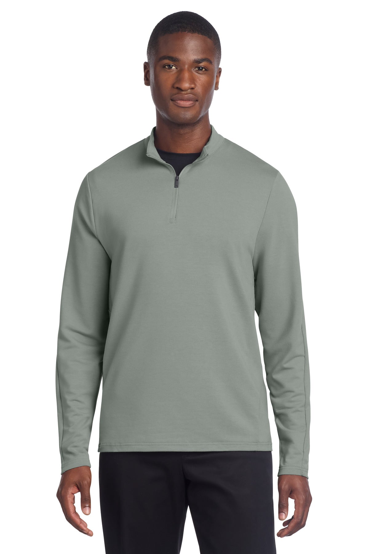 Mercer+Mettle Stretch 1/4-Zip Pullover - Gusty Grey