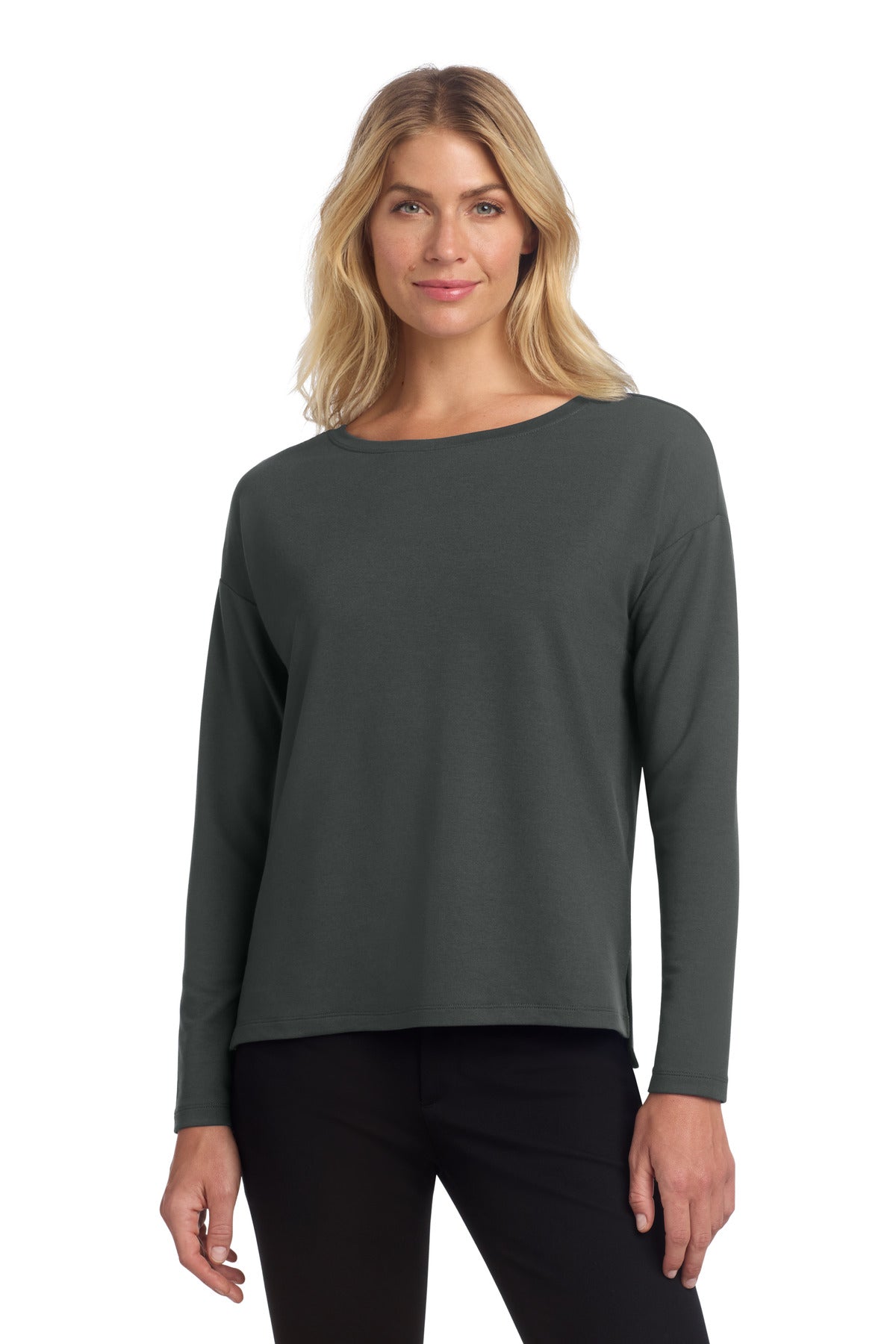 Mercer+Mettle Women's Stretch Drop Shoulder Pullover - Anchor Grey
