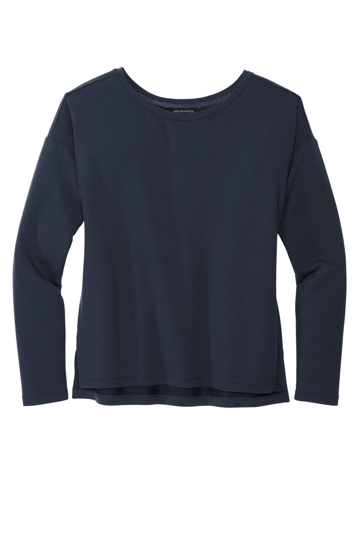 Mercer+Mettle Women's Stretch Drop Shoulder Pullover - Night Navy