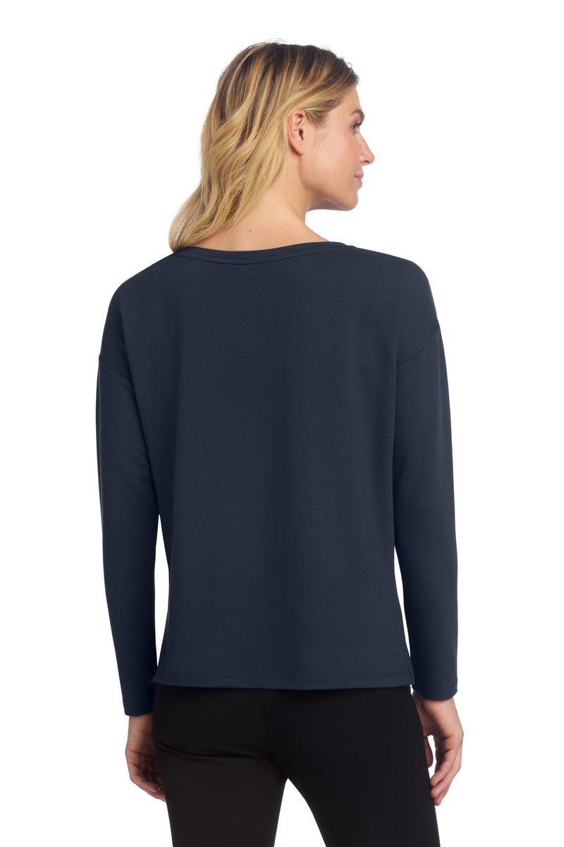 Mercer+Mettle Women's Stretch Drop Shoulder Pullover - Night Navy