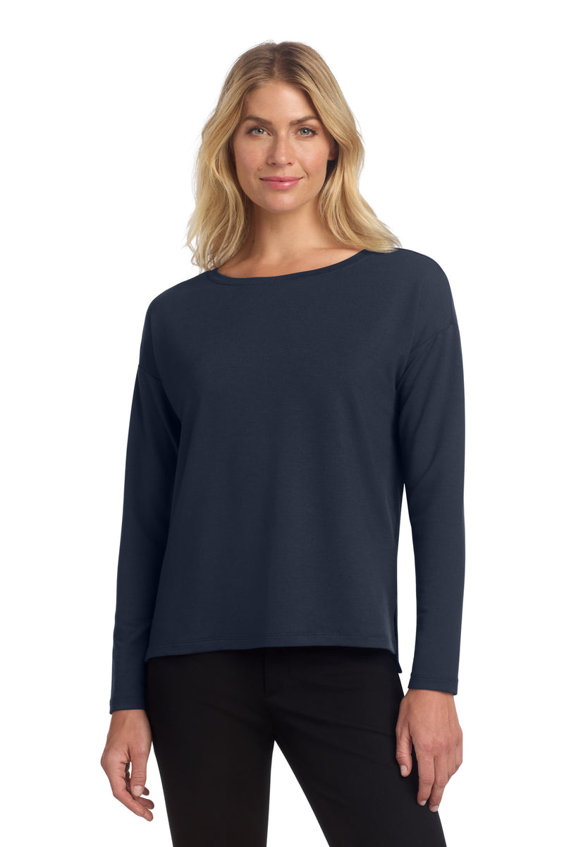 Mercer+Mettle Women's Stretch Drop Shoulder Pullover - Night Navy