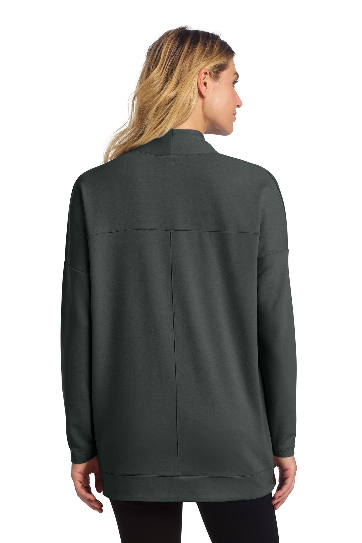 Mercer+Mettle Women's Stretch Open-Front Cardigan - Anchor Grey