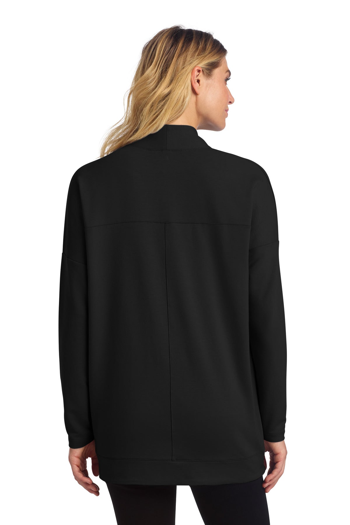 Mercer+Mettle Women's Stretch Open-Front Cardigan - Deep Black