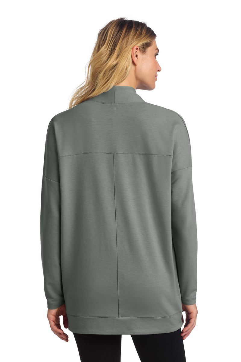 Mercer+Mettle Women's Stretch Open-Front Cardigan - Gusty Grey