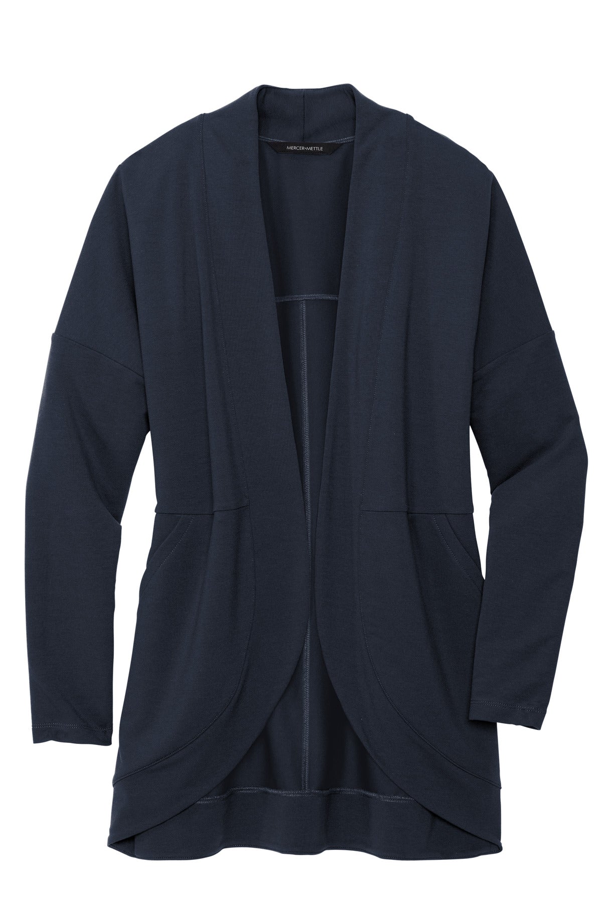 Mercer+Mettle Women's Stretch Open-Front Cardigan - Night Navy