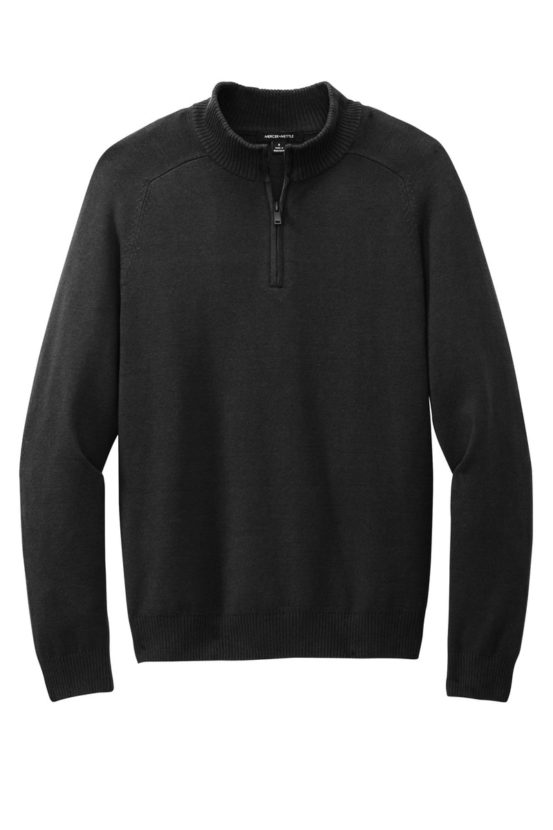 Mercer+Mettle 1/4-Zip Sweater - Deep Black