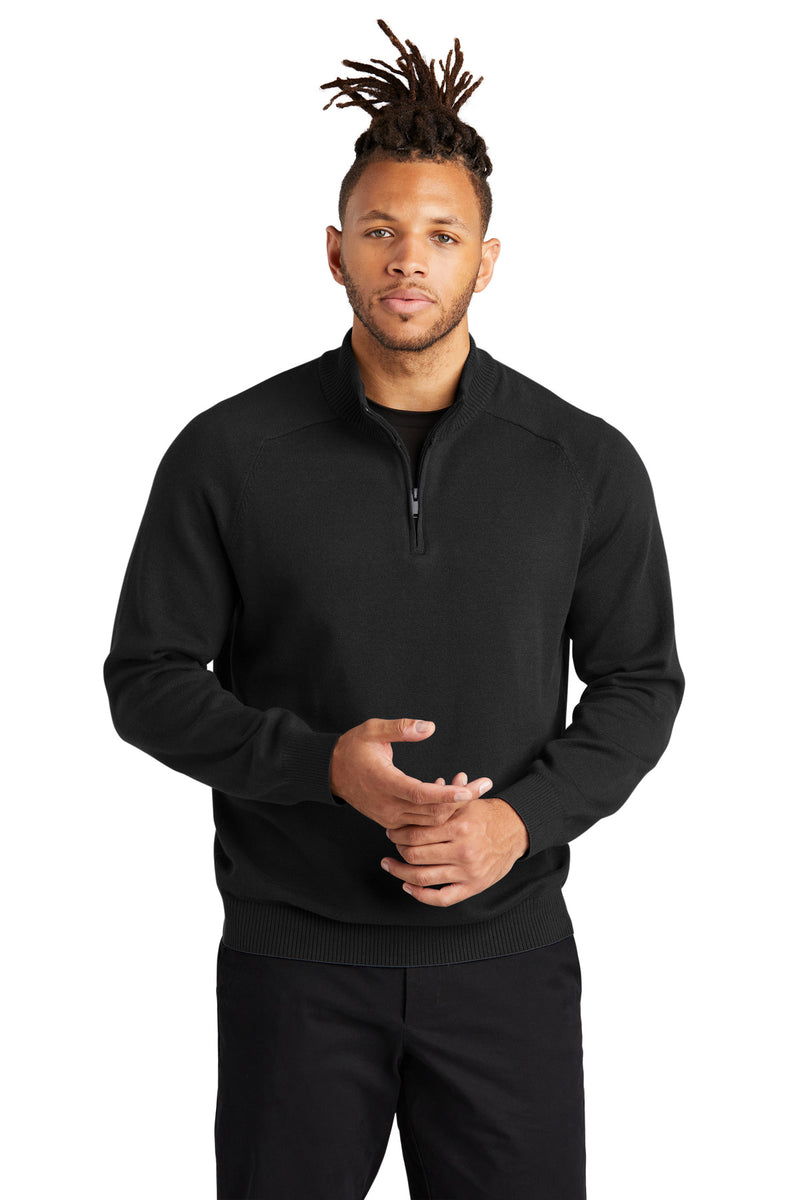 Mercer+Mettle 1/4-Zip Sweater - Deep Black