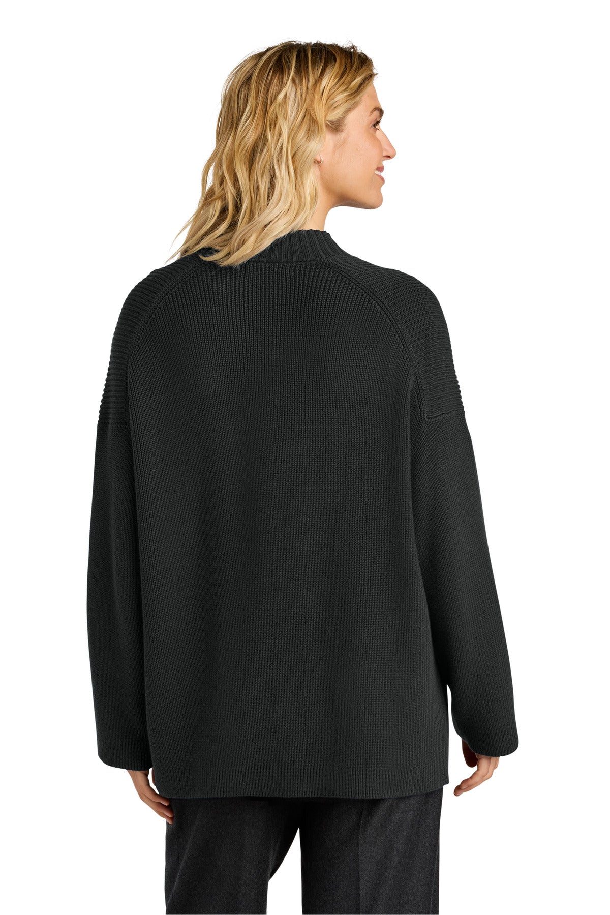 Mercer+Mettle Women's Open Cardi - Deep Black