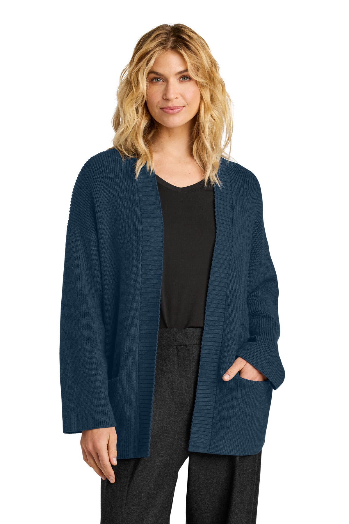 Mercer+Mettle Women's Open Cardi - Insignia Blue