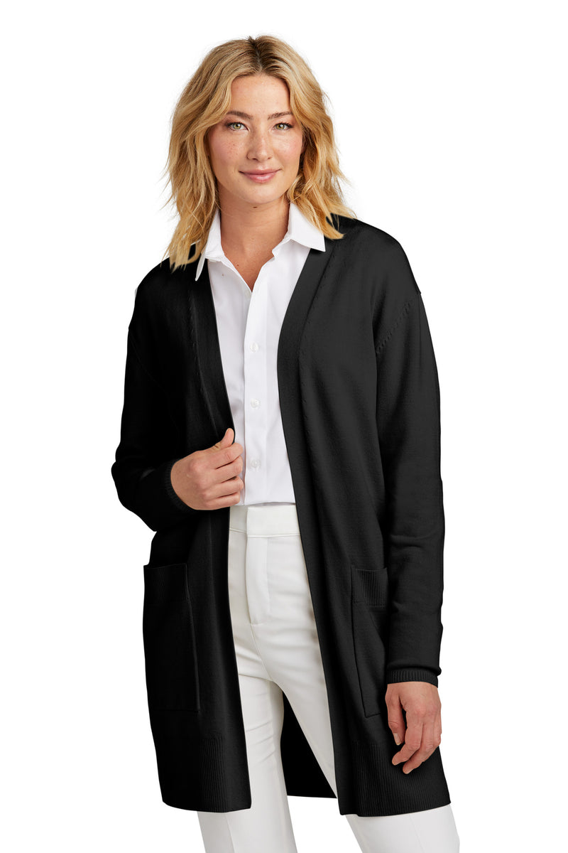 Mercer+Mettle Women's Open-Front Cardigan Sweater - Deep Black