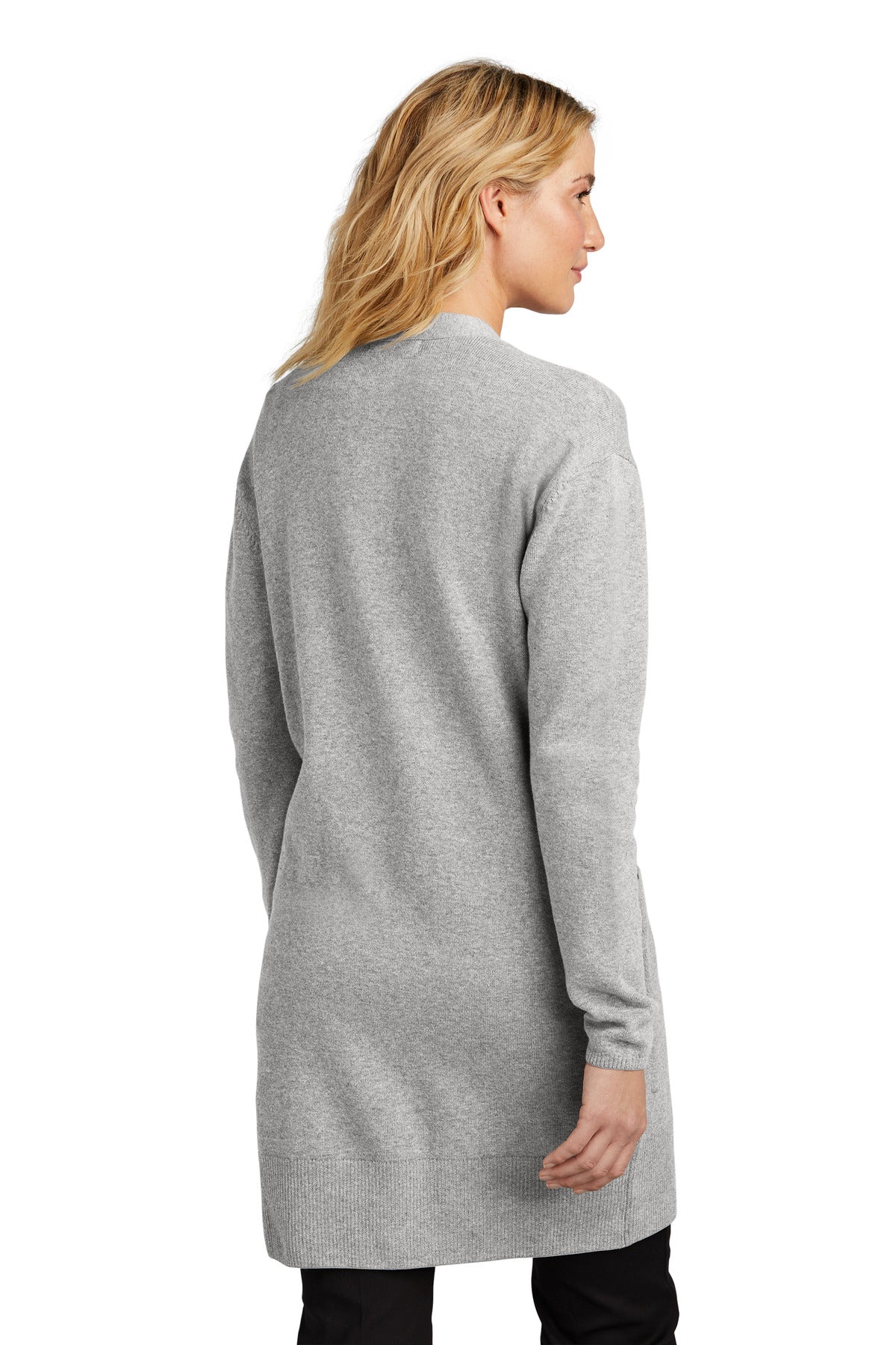 Mercer+Mettle Women's Open-Front Cardigan Sweater - Gusty Grey Heather