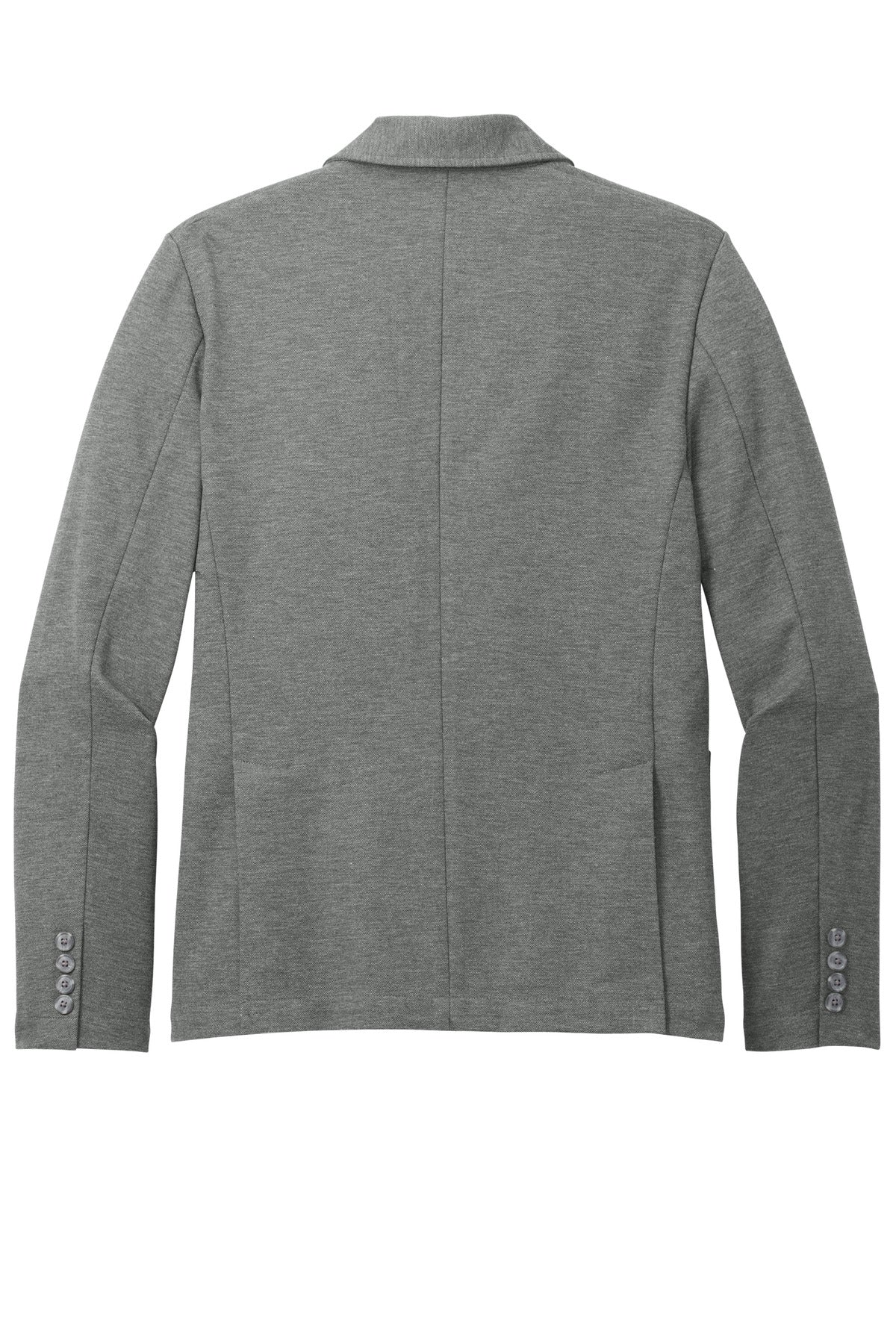 Mercer+Mettle Relaxed Knit Blazer - Storm Grey Heather