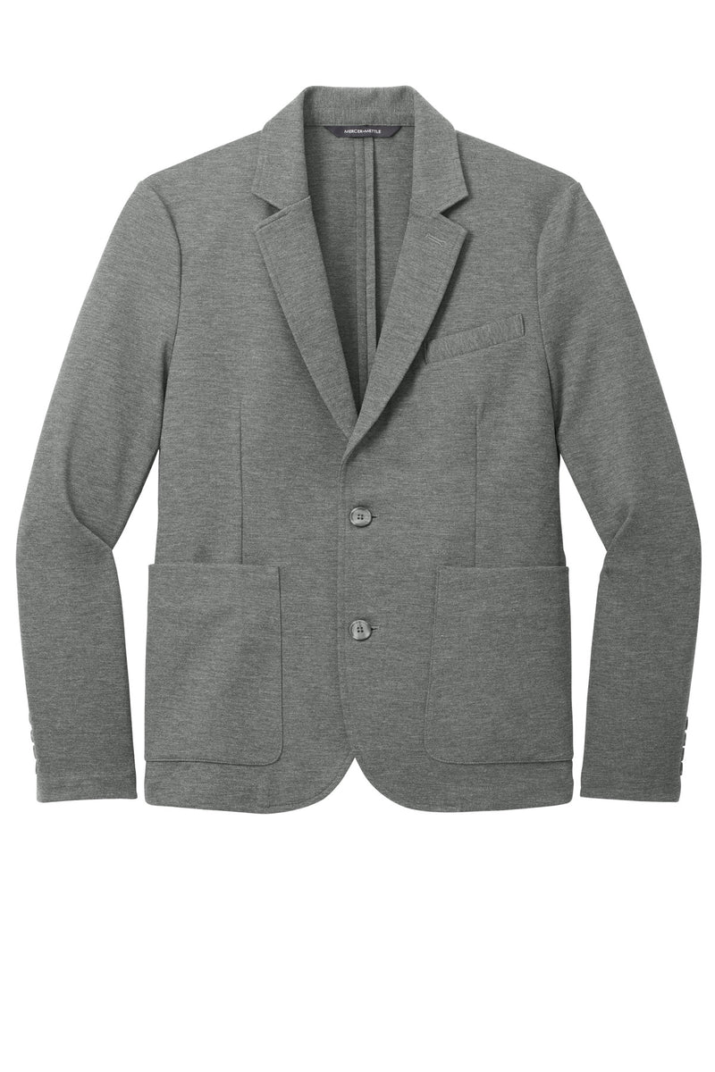 Mercer+Mettle Relaxed Knit Blazer - Storm Grey Heather