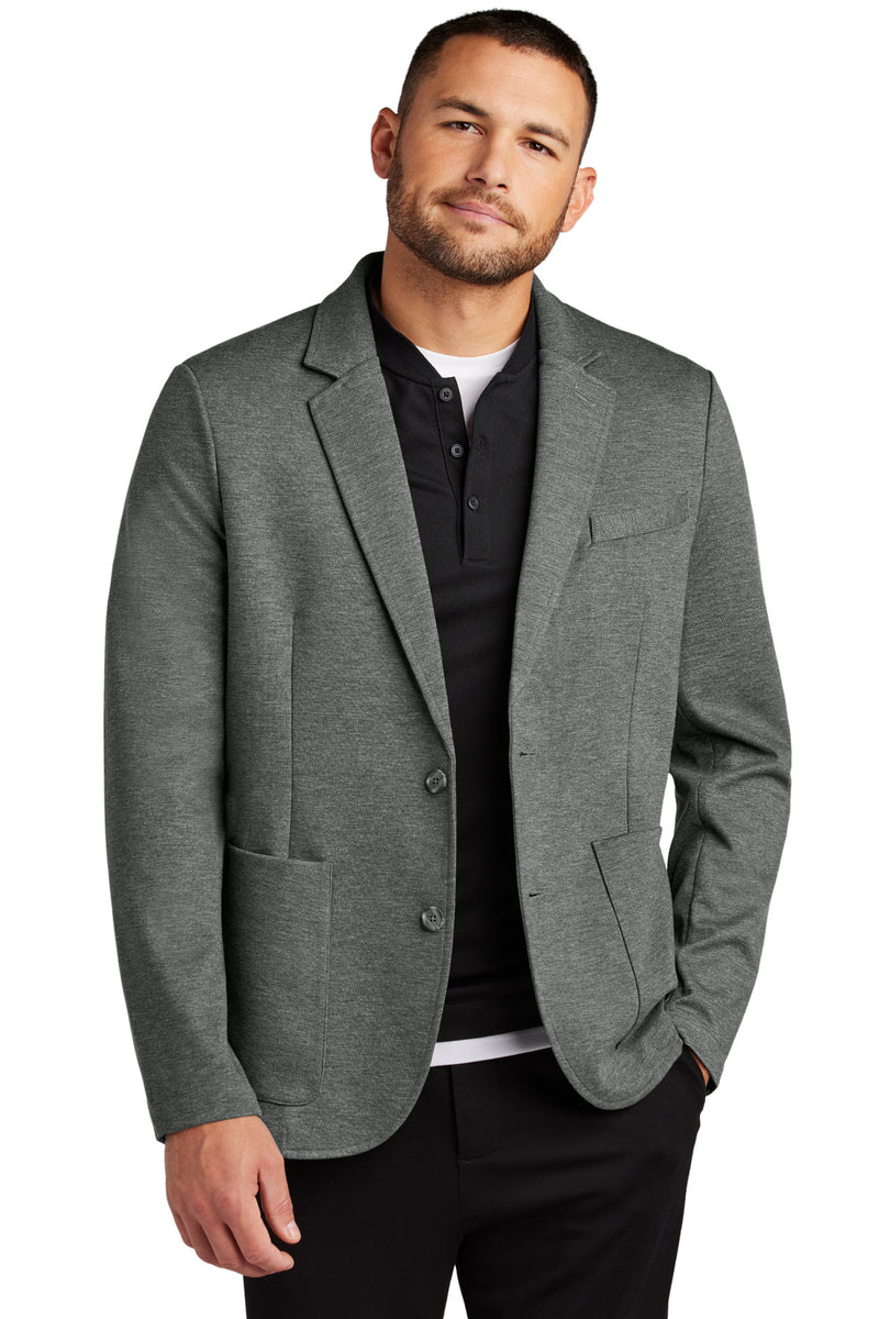 Mercer+Mettle Relaxed Knit Blazer - Storm Grey Heather