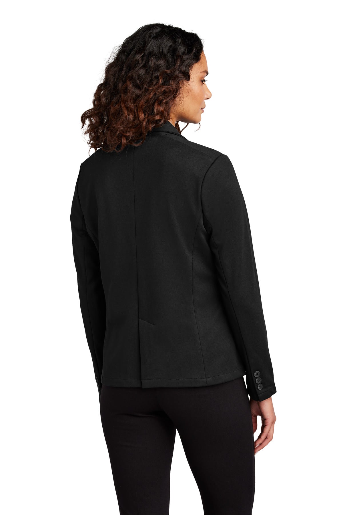 Mercer+Mettle Women's Relaxed Knit Blazer - Deep Black