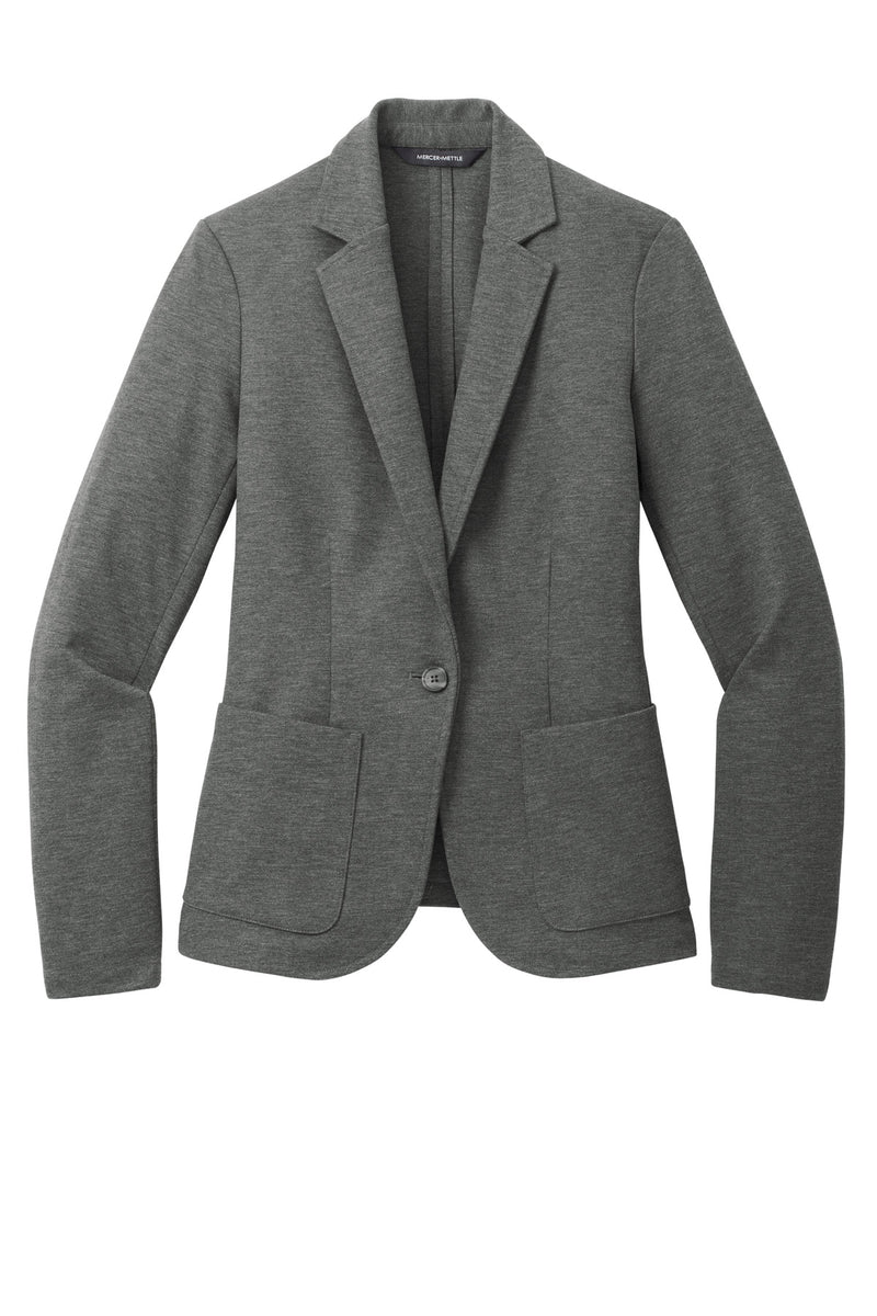 Mercer+Mettle Women's Relaxed Knit Blazer - Storm Grey Heather