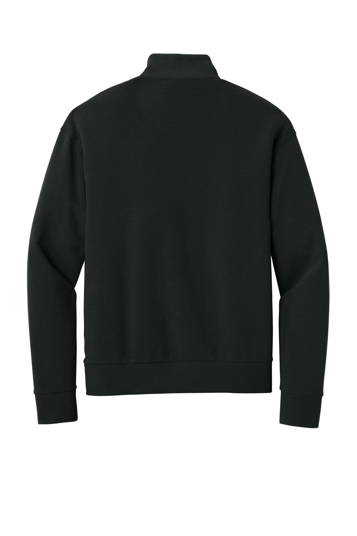 Mercer+Mettle Linear Texture 1/4-Zip - Deep Black