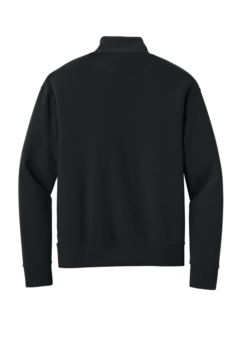 Mercer+Mettle Linear Texture 1/4-Zip - Deep Black