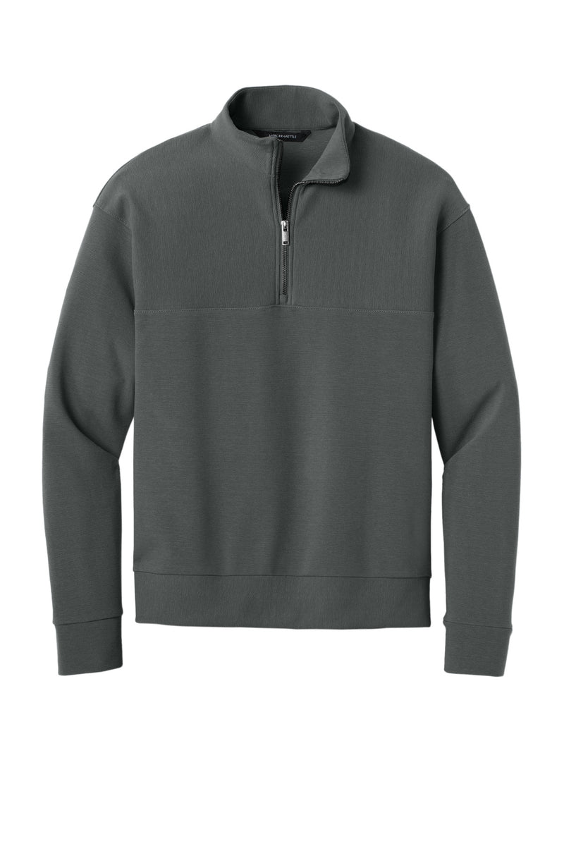 Mercer+Mettle Linear Texture 1/4-Zip - Storm Grey
