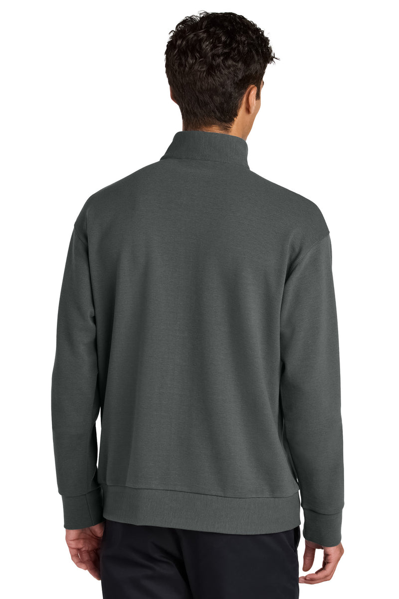 Mercer+Mettle Linear Texture 1/4-Zip - Storm Grey
