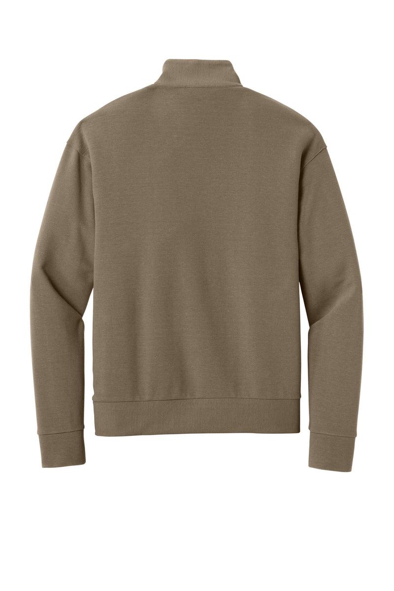Mercer+Mettle Linear Texture 1/4-Zip - Warm Taupe