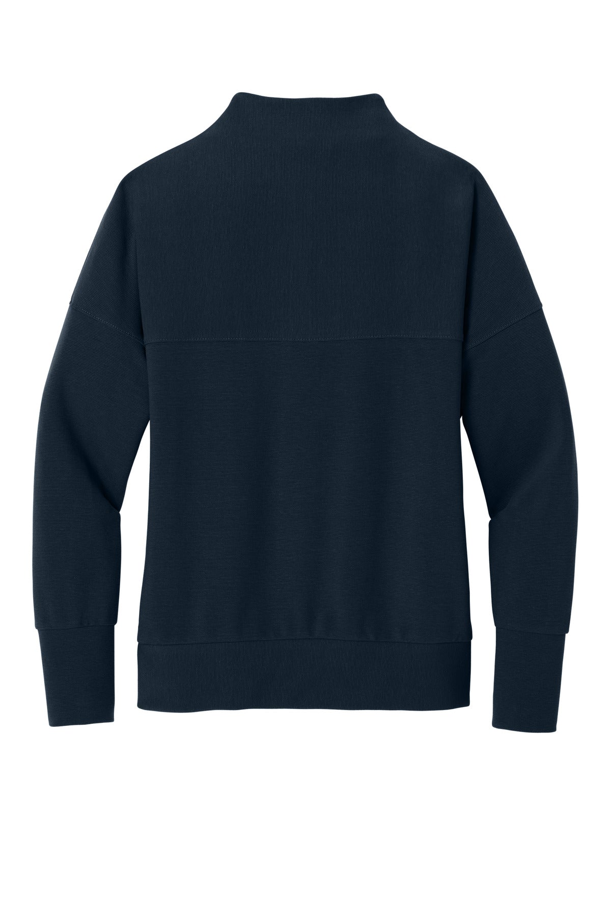 Mercer+Mettle Women's Linear Texture 1/4-Zip - Night Navy