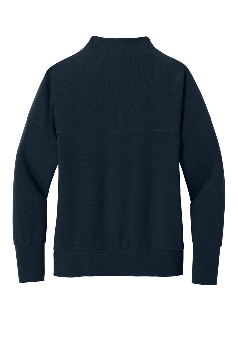 Mercer+Mettle Women's Linear Texture 1/4-Zip - Night Navy