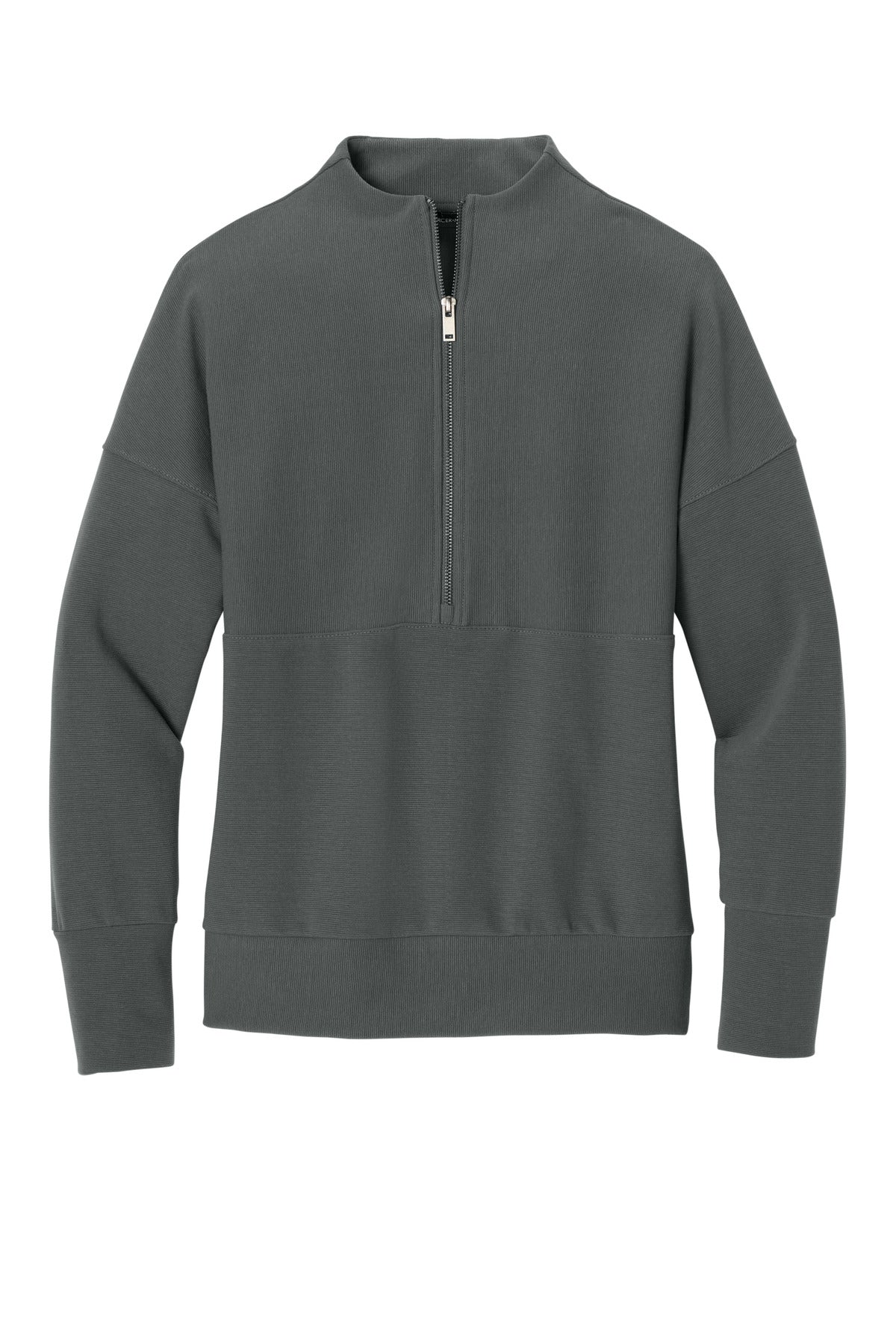 Mercer+Mettle Women's Linear Texture 1/4-Zip - Storm Grey