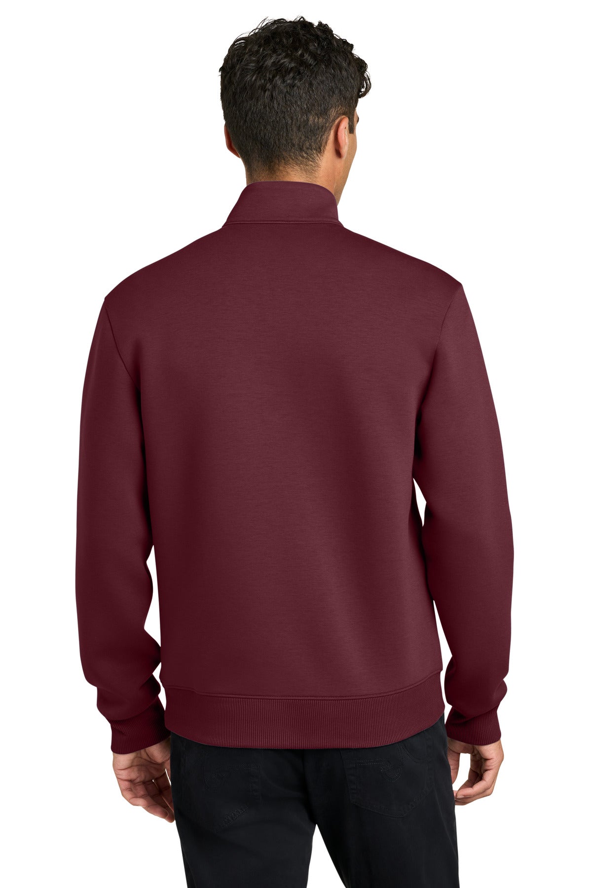 Mercer+Mettle Soft Spacer 1/4-Zip - Burgundy