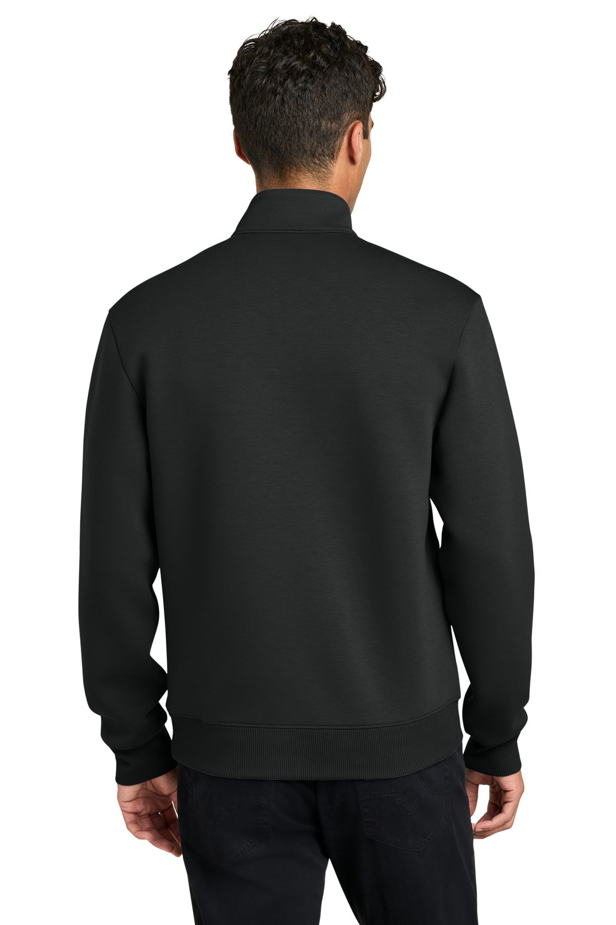 Mercer+Mettle Soft Spacer 1/4-Zip - Deep Black