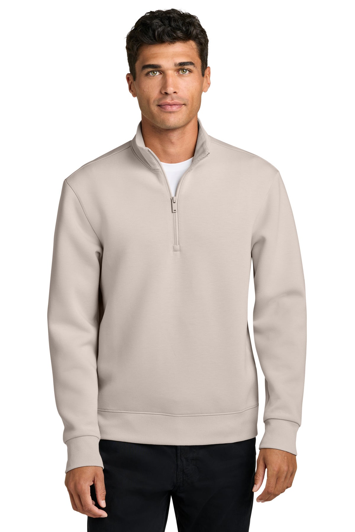 Mercer+Mettle Soft Spacer 1/4-Zip - Warm Quartz