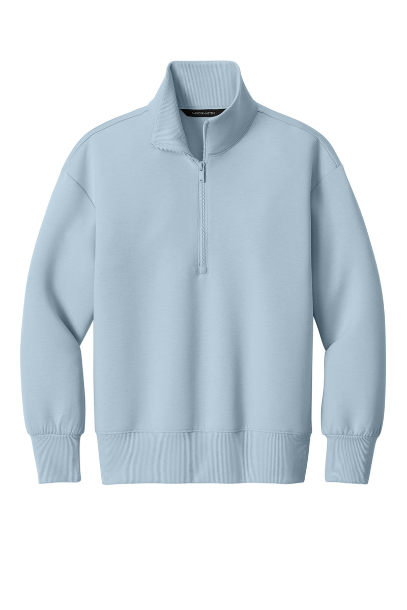 Mercer+Mettle Women's Soft Spacer 1/4-Zip - Celestial Blue