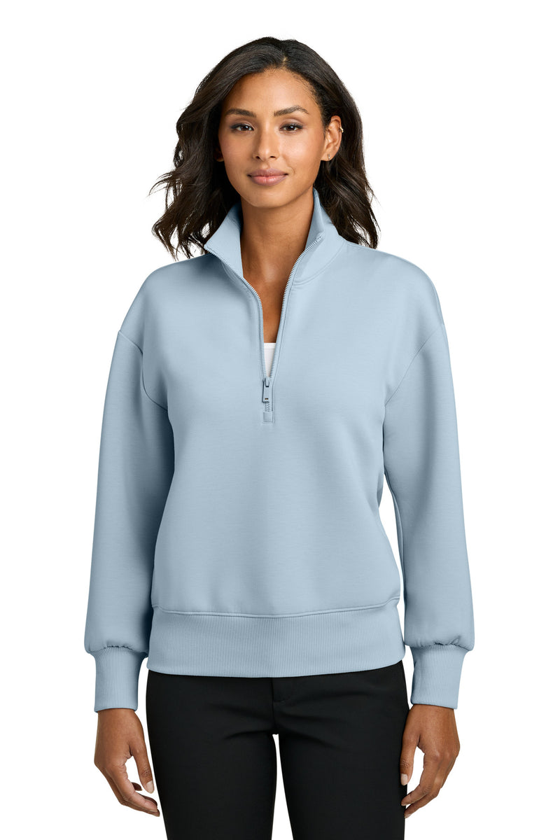 Mercer+Mettle Women's Soft Spacer 1/4-Zip - Celestial Blue